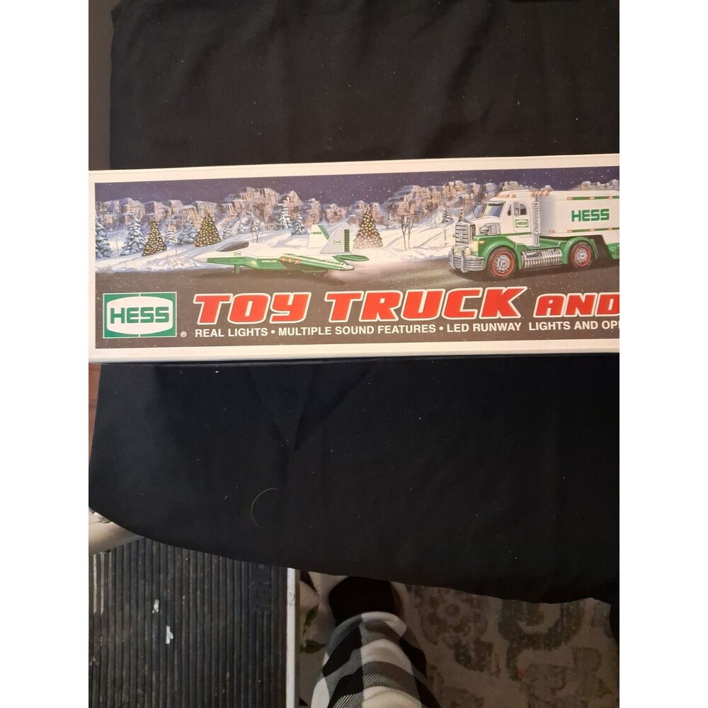 Vintage 2010 HESS Toy Truck and Jet New Lights  Sounds Launch Ramp -  New -